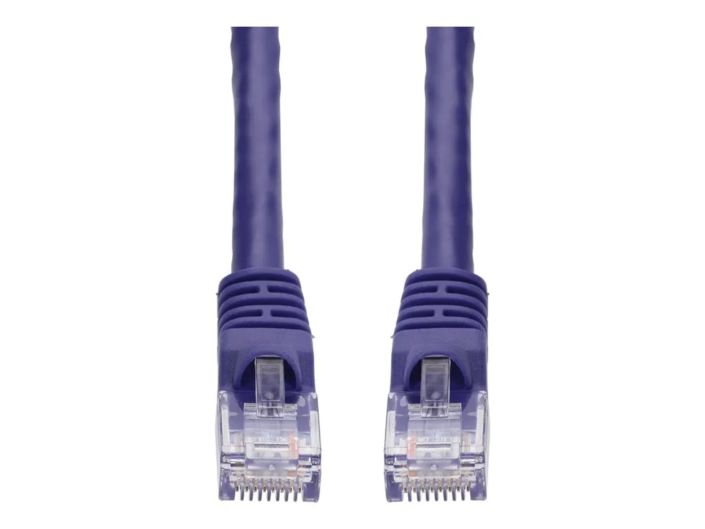 AddOn - Patch cable - RJ-45 (M) to RJ-45 (M) - 35 ft - UTP - CAT 6 - stranded, snagless, bubble boot - purple ADD-35FCAT6-PE