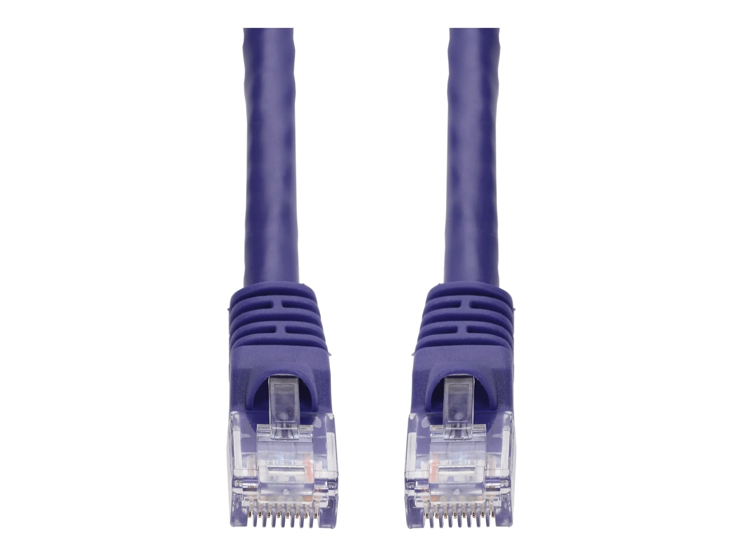 AddOn - Patch cable - RJ-45 (M) to RJ-45 (M) - 35 ft - UTP - CAT 6 - stranded, snagless, bubble boot - purple ADD-35FCAT6-PE