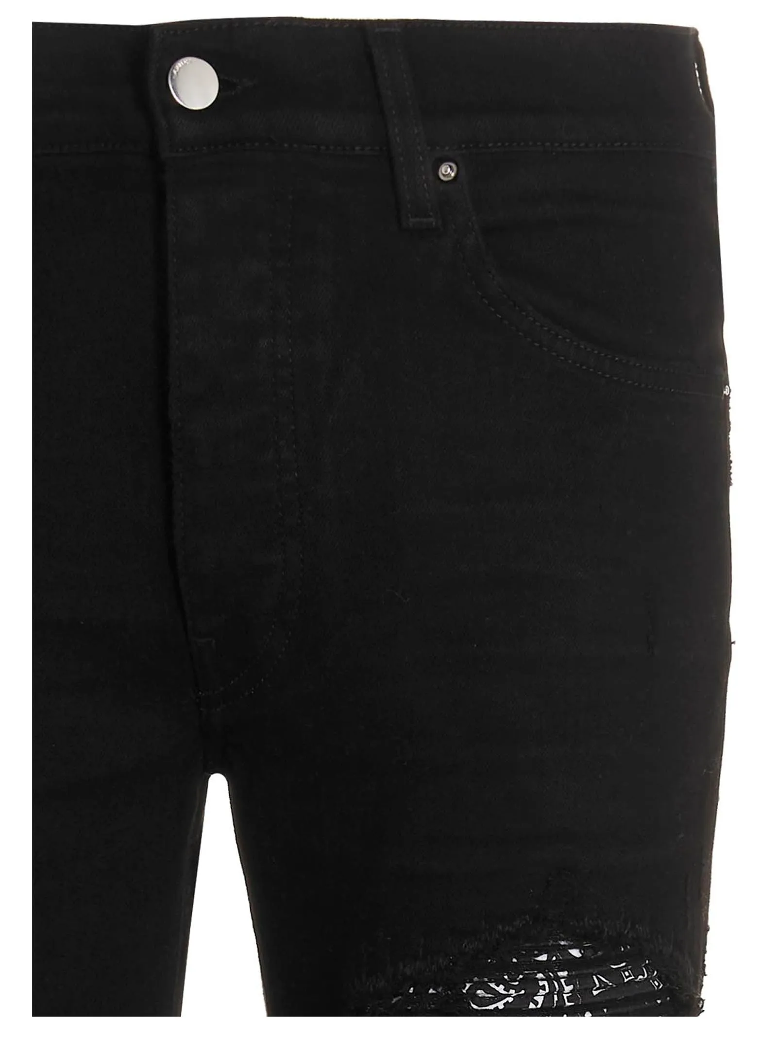 Amiri Rips Detailed Skinny Jeans