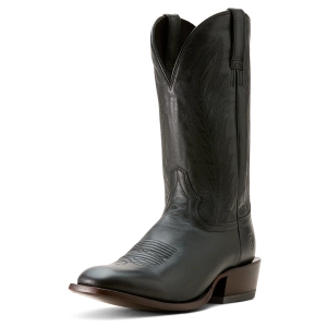 Ariat Mens 10053584 Willie Nelson Cowboy Boots in Midnight Black