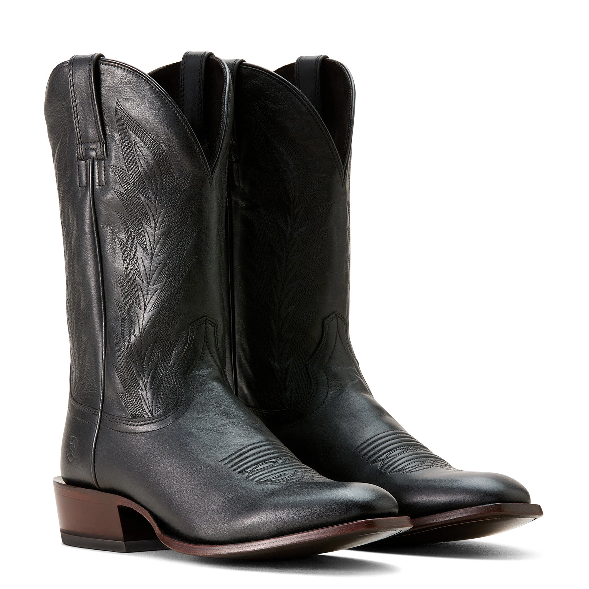 Ariat Mens 10053584 Willie Nelson Cowboy Boots in Midnight Black