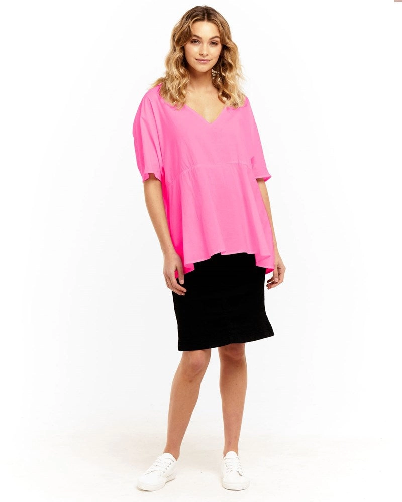 Betty Basics Santiago Blouse French Rose
