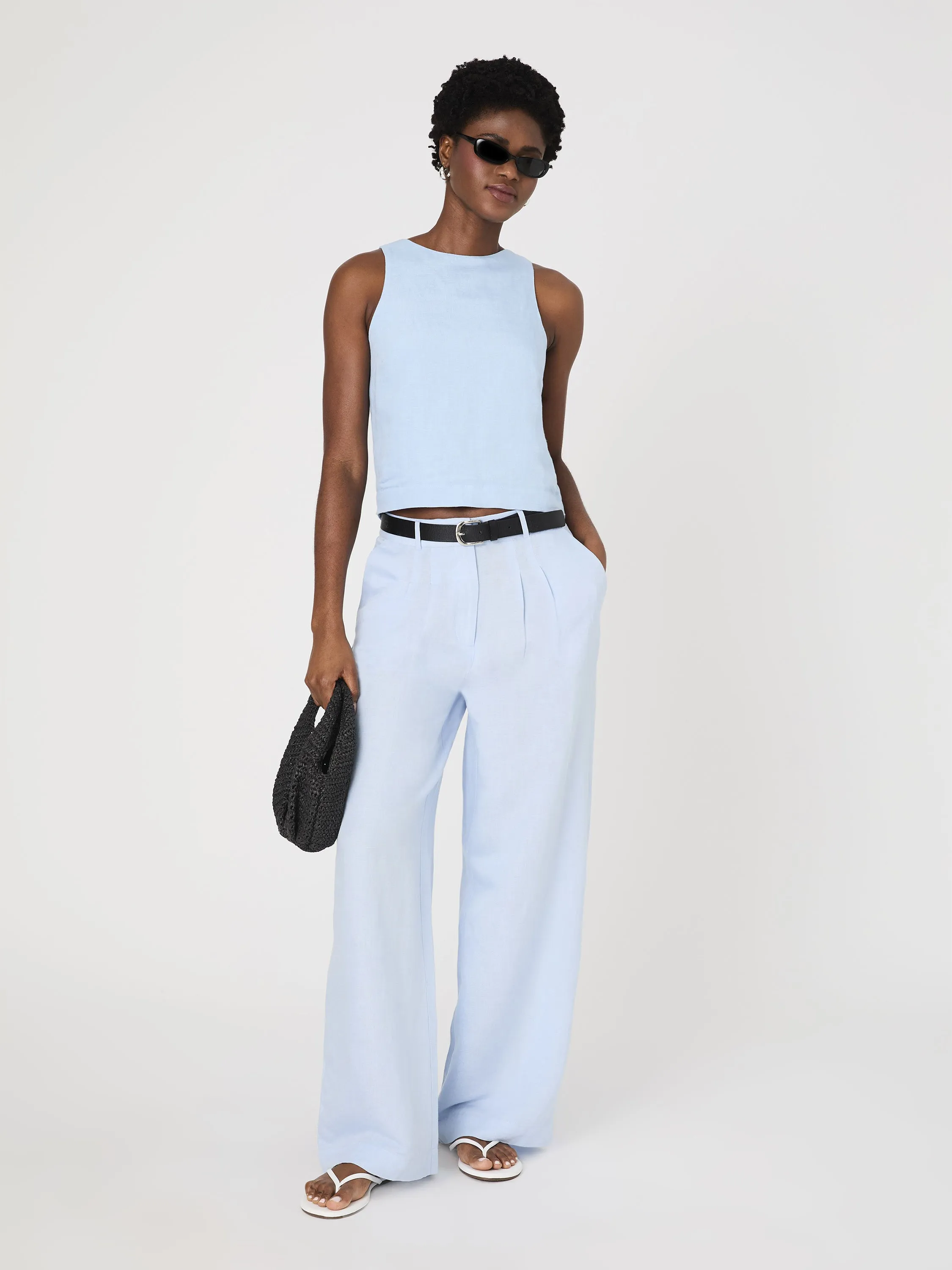 Birdie Linen Swing Top