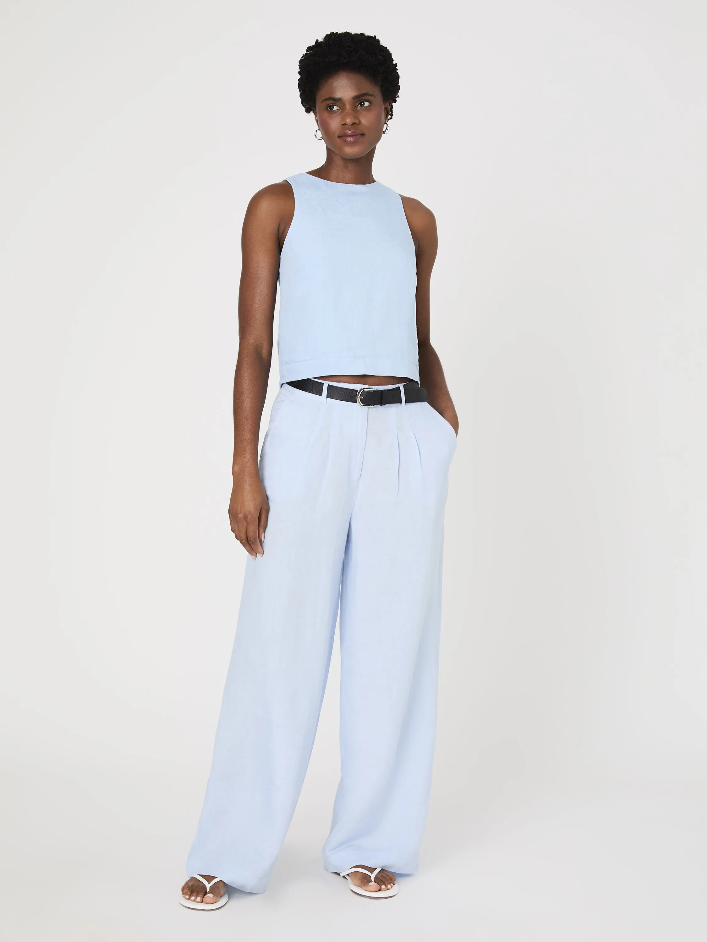 Birdie Linen Swing Top