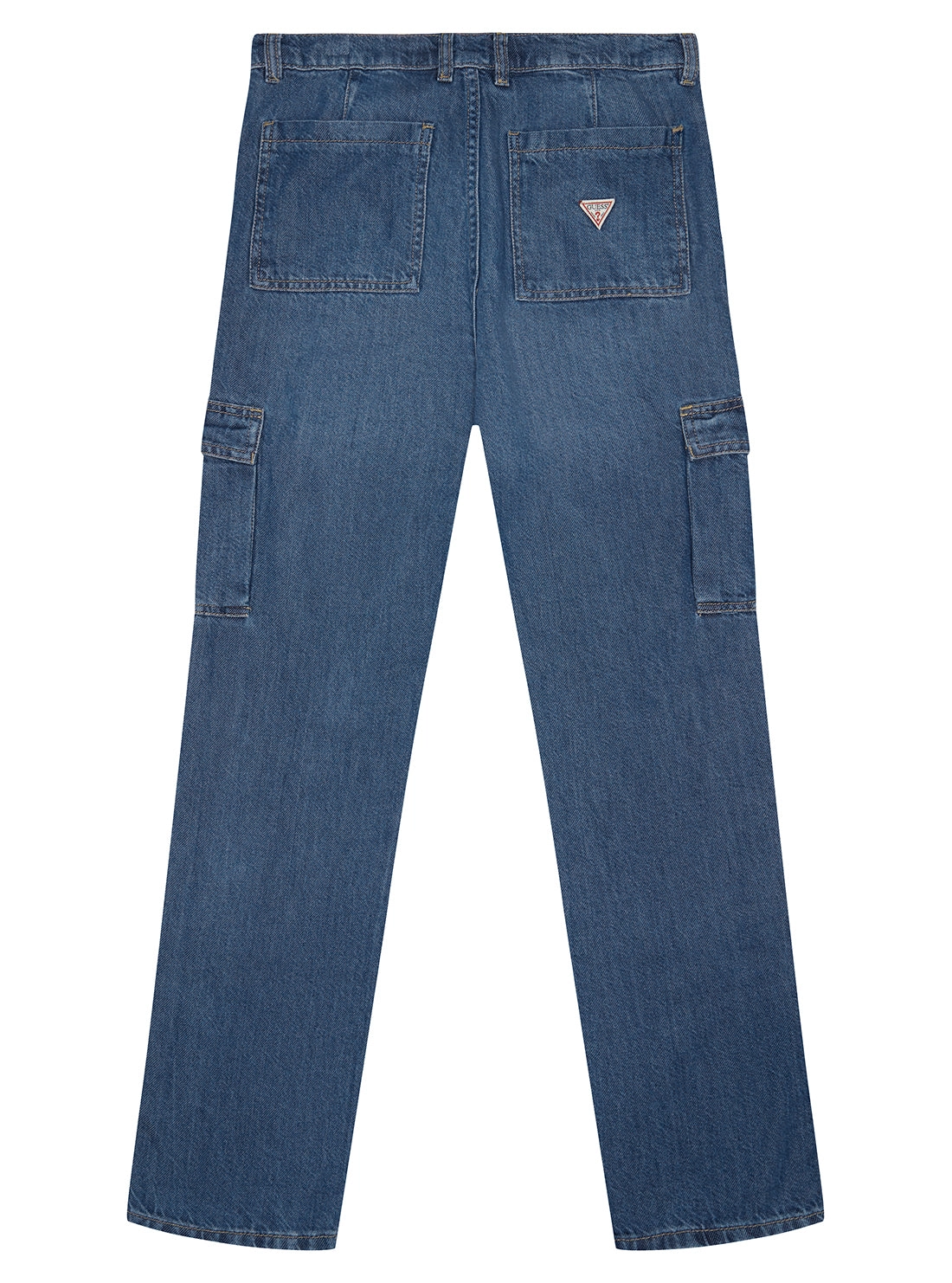 Blue Denim Cargo Pants (7-16)
