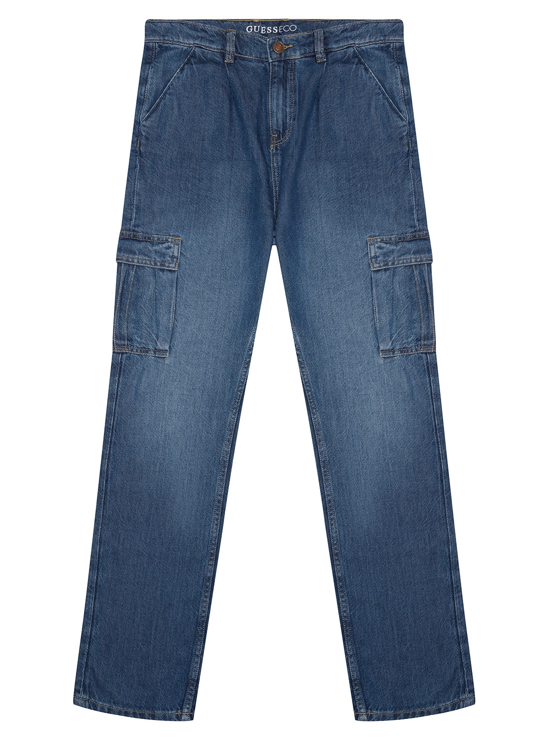 Blue Denim Cargo Pants (7-16)