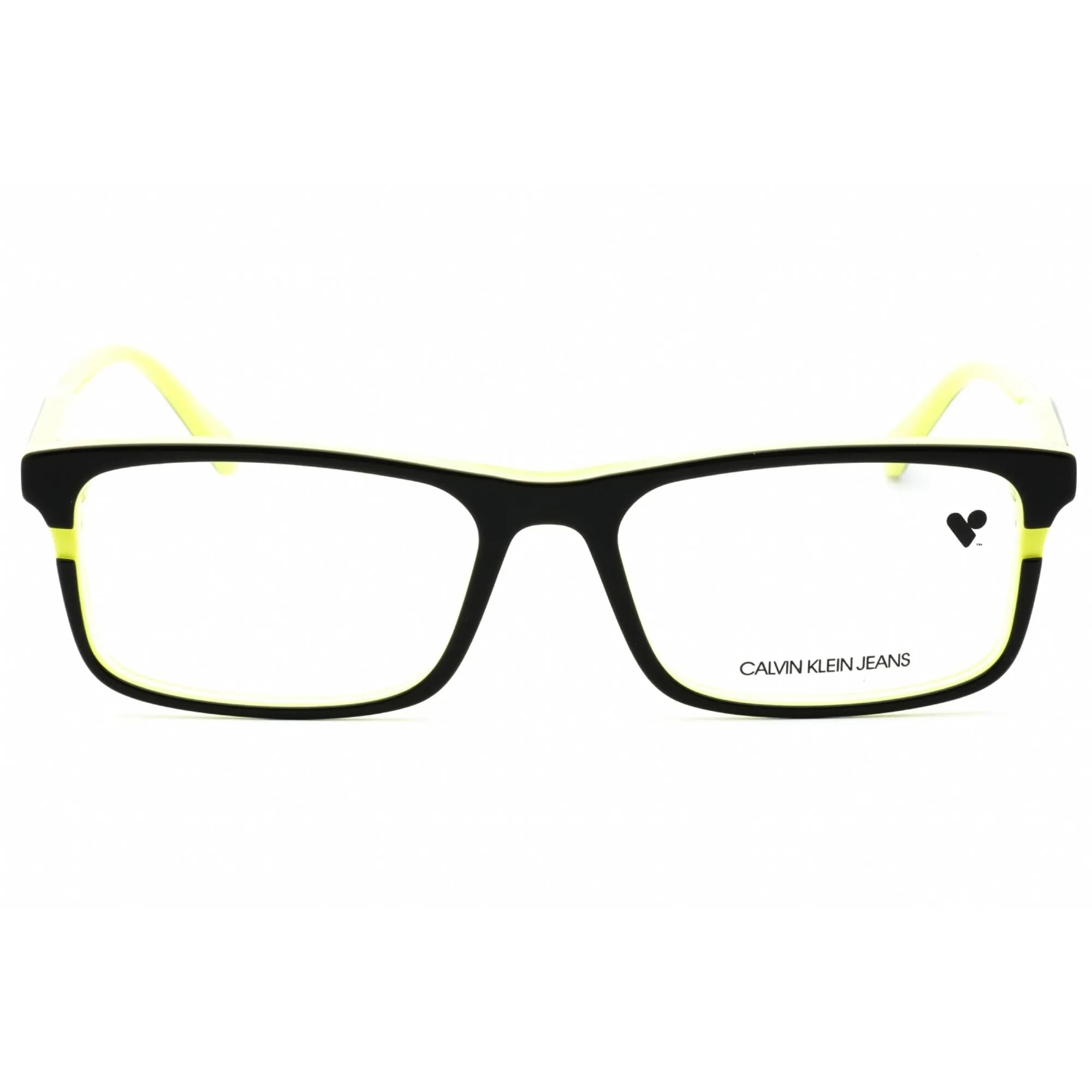 Calvin Klein Jeans Men's Eyeglasses - Olive/Lime Full Rim Rectangular | CKJ20640 311