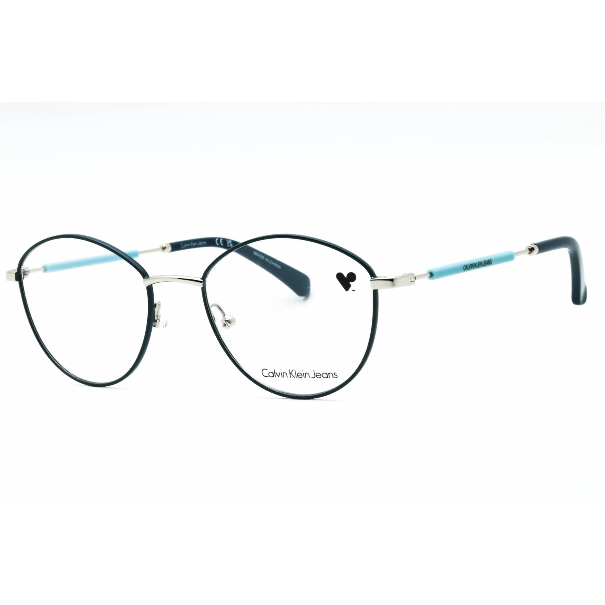 Calvin Klein Jeans Women's Eyeglasses - Teal Full Rim Cat Eye Frame | CKJ19107 432