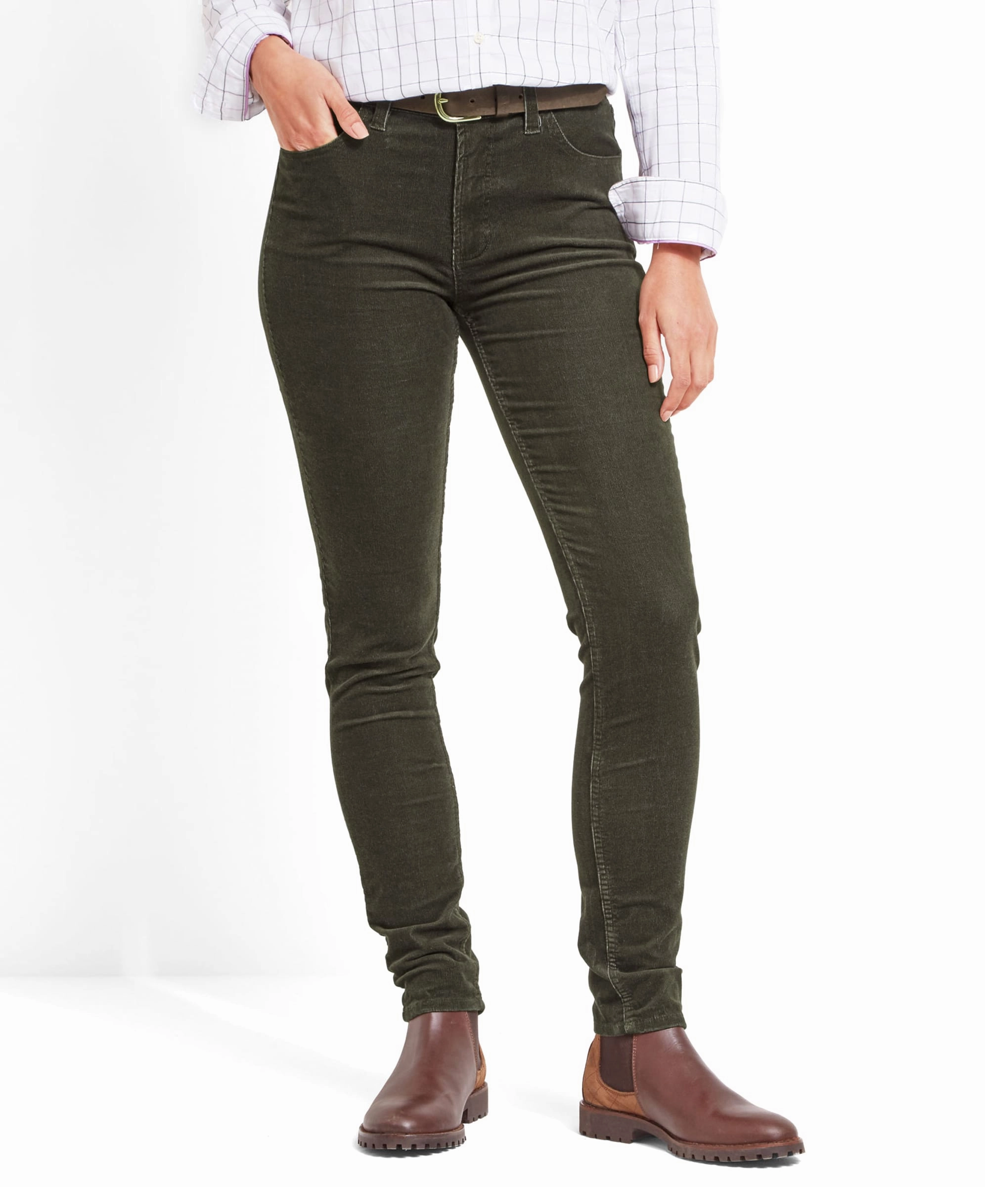 Clover Cord Jeans - Forest