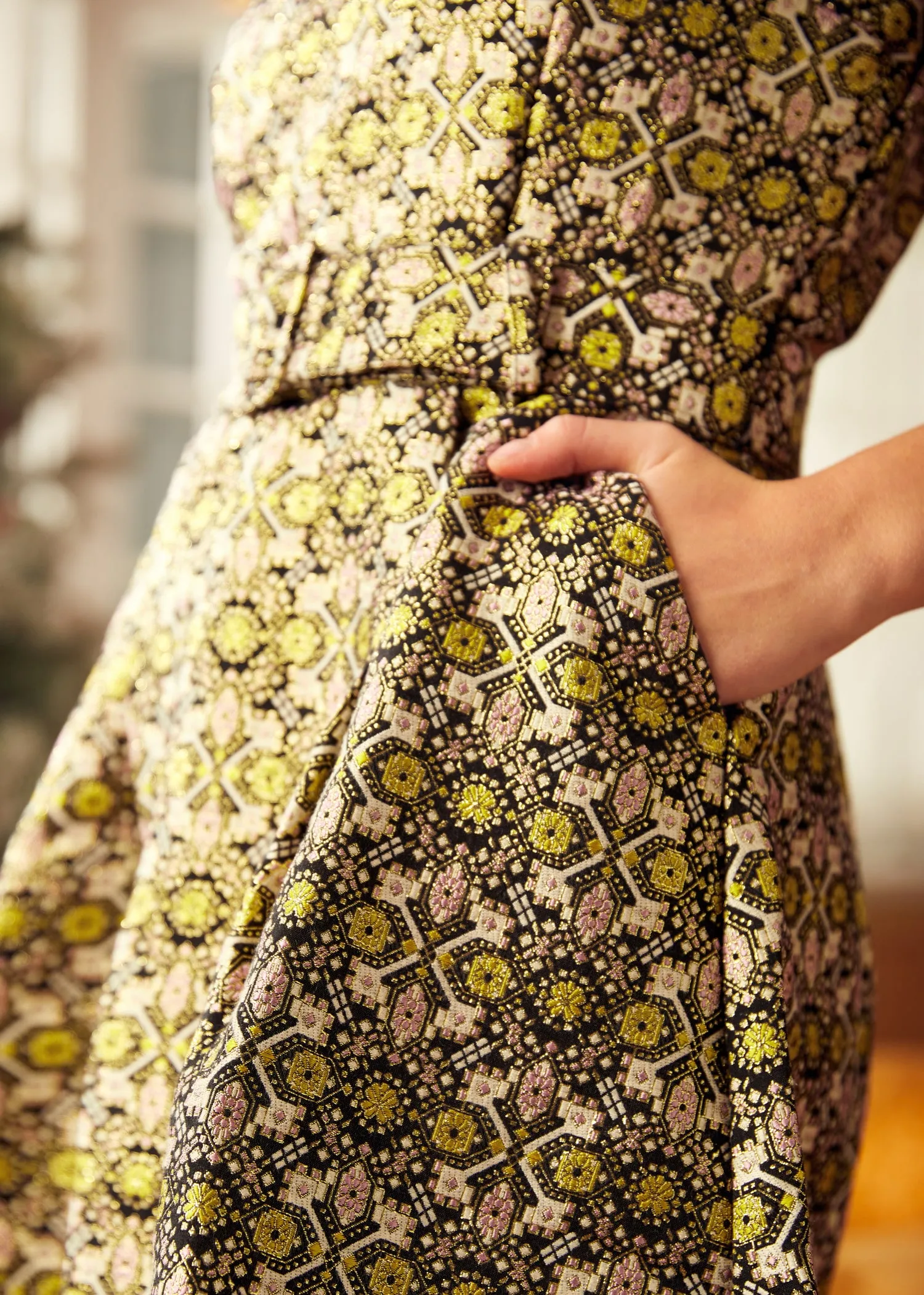 Cocktails At Golden Hour Fit-And-Flare Dress