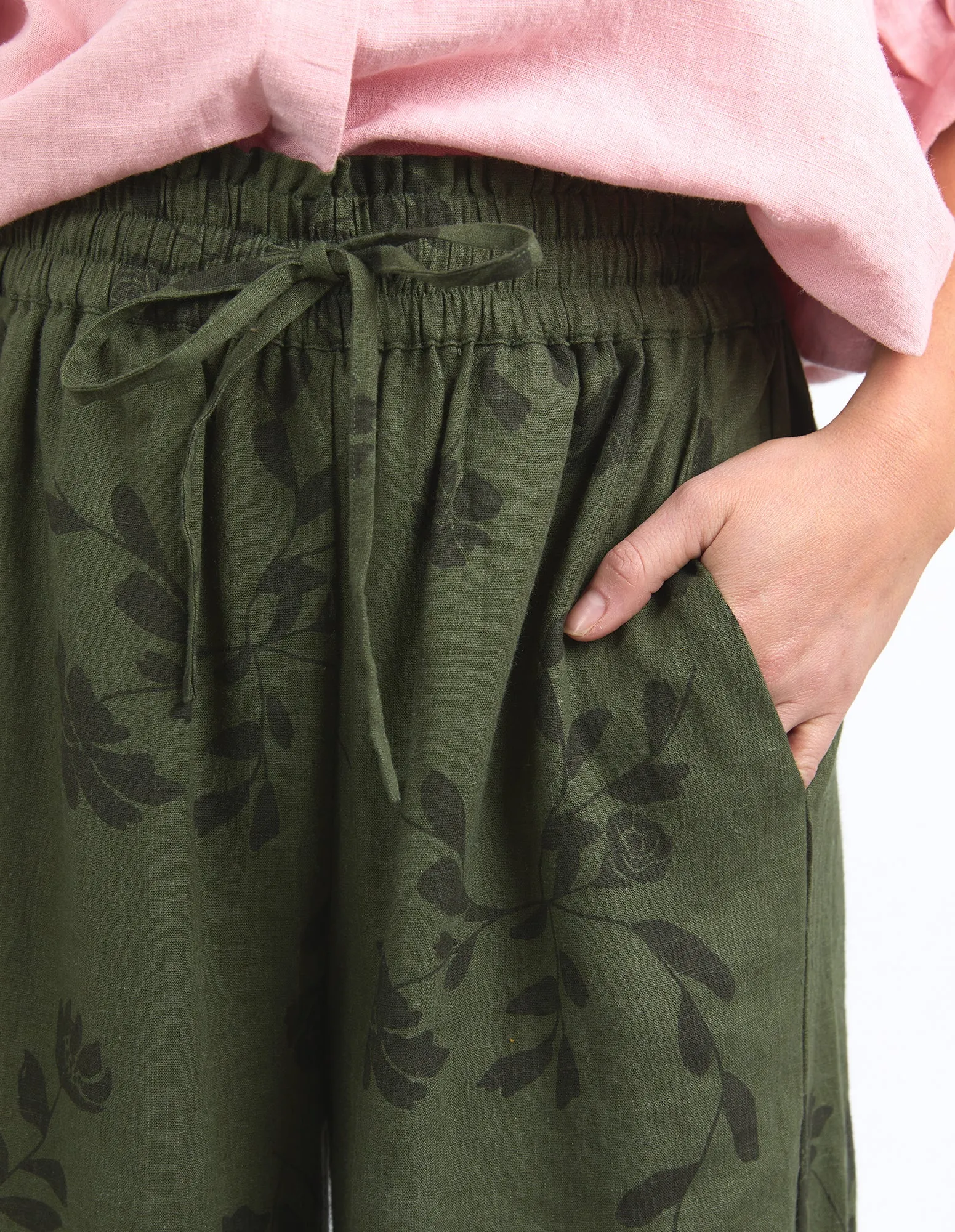 Elm Bramble Wide Leg Pant Bramble Print