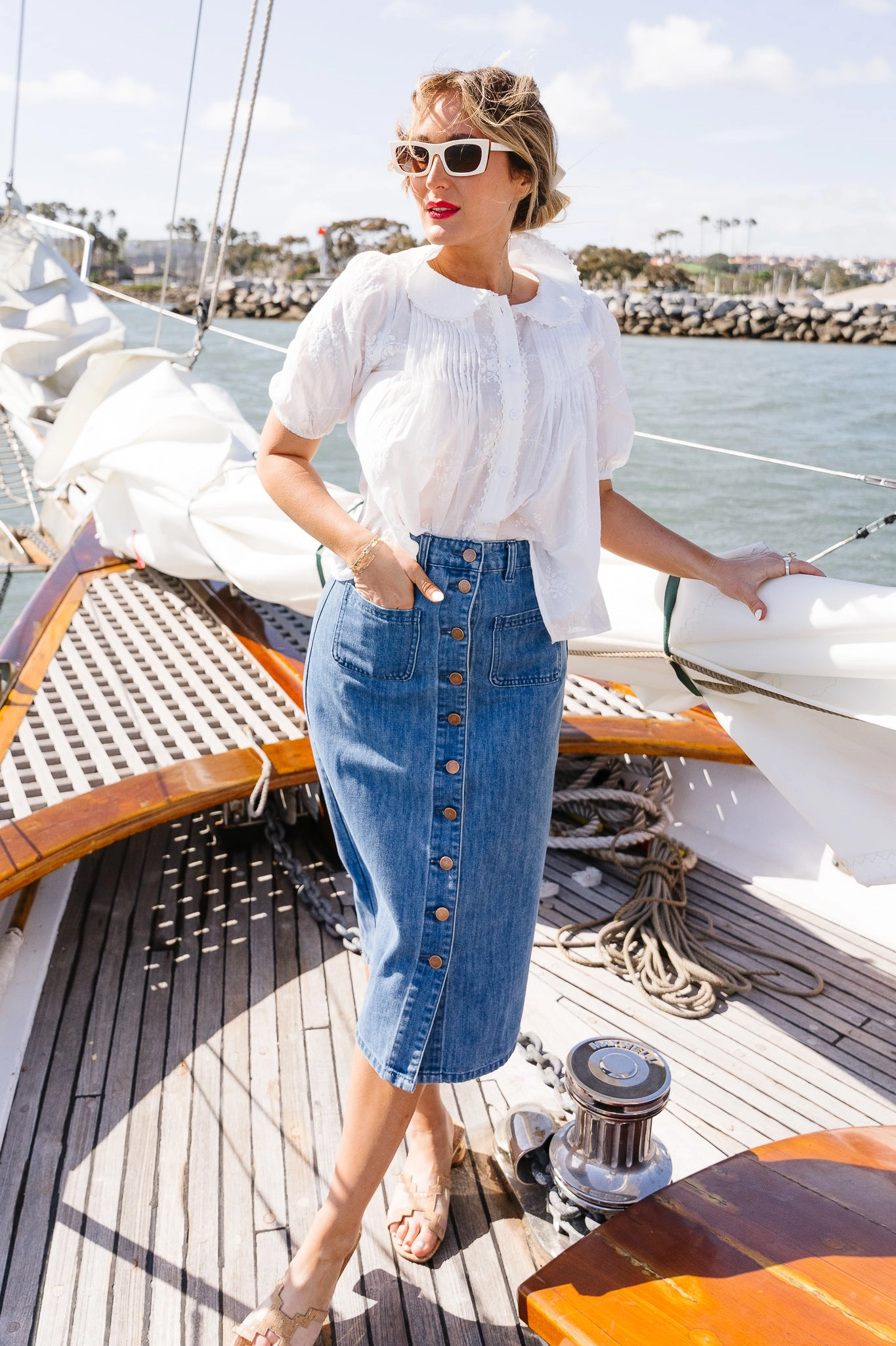 Emma Denim Skirt - FINAL SALE