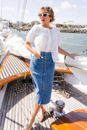 Emma Denim Skirt - FINAL SALE