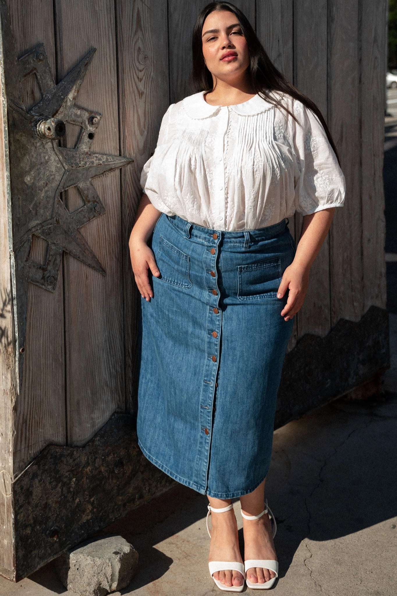 Emma Denim Skirt - FINAL SALE