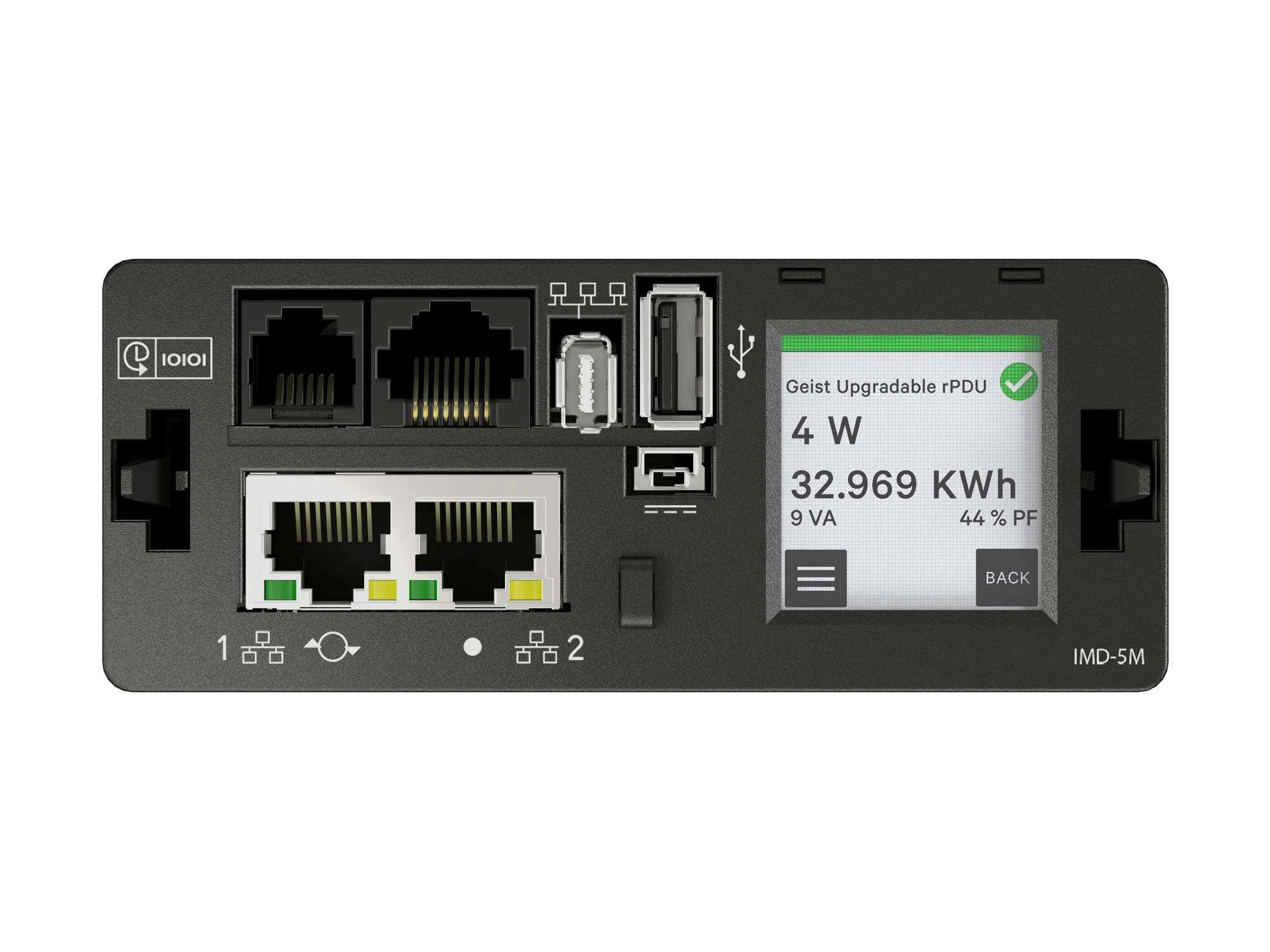 Geist Switched Outlet Level Monitoring DUU5MGW1-24CF17-1S02A9K00-S-A - Power distribution unit - AC 240/415 V - 11 kW - 3-phase VP7UU0A2