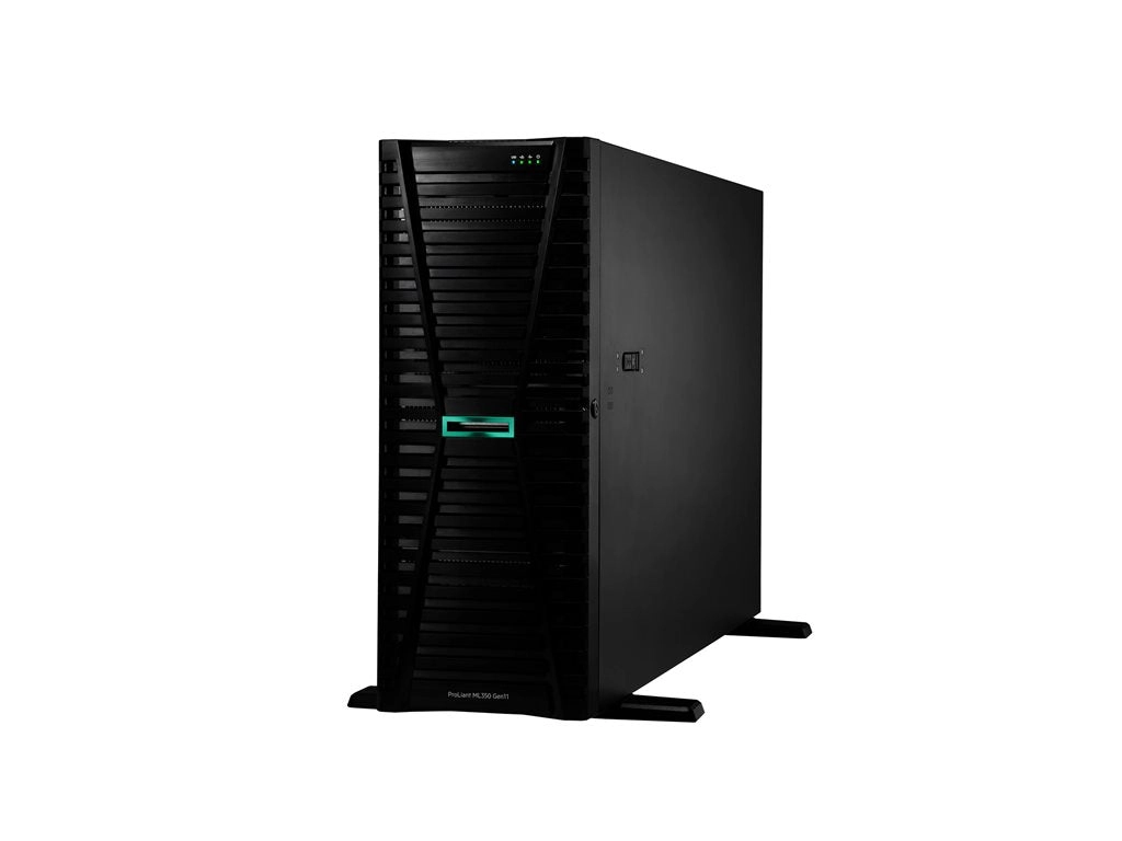 HPE ProLiant ML350 Gen11 Performance - Server - tower 4U - 2-way - 1 x Xeon Silver 4416  / up to 3.9 GHz - RAM 32 GB - SATA/SAS/NVMe P53568-371