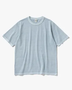 Jackman Pigment Dyed Lead Off Tee - Faded Saxe