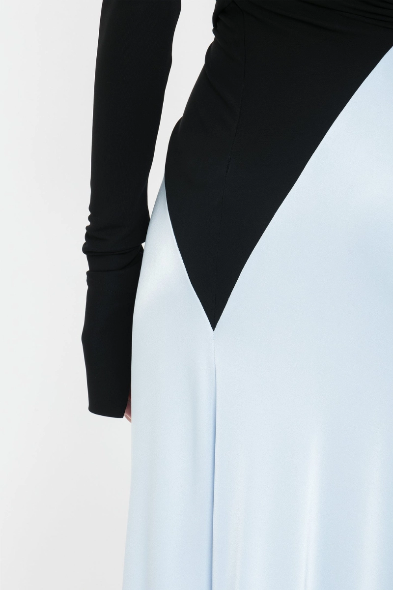 Knot Detail Jersey Gown
