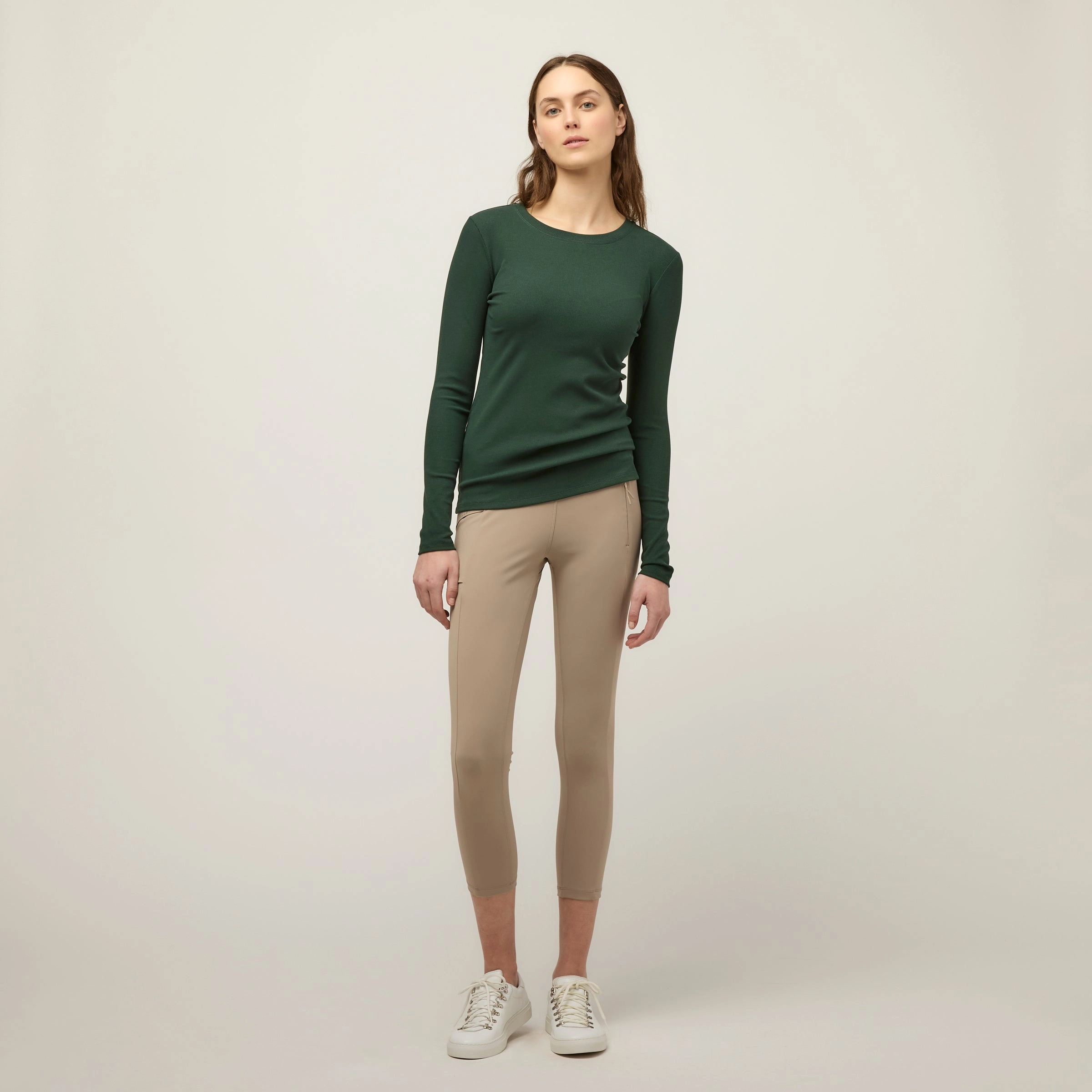 Long Sleeve Tencel Rib Tee
