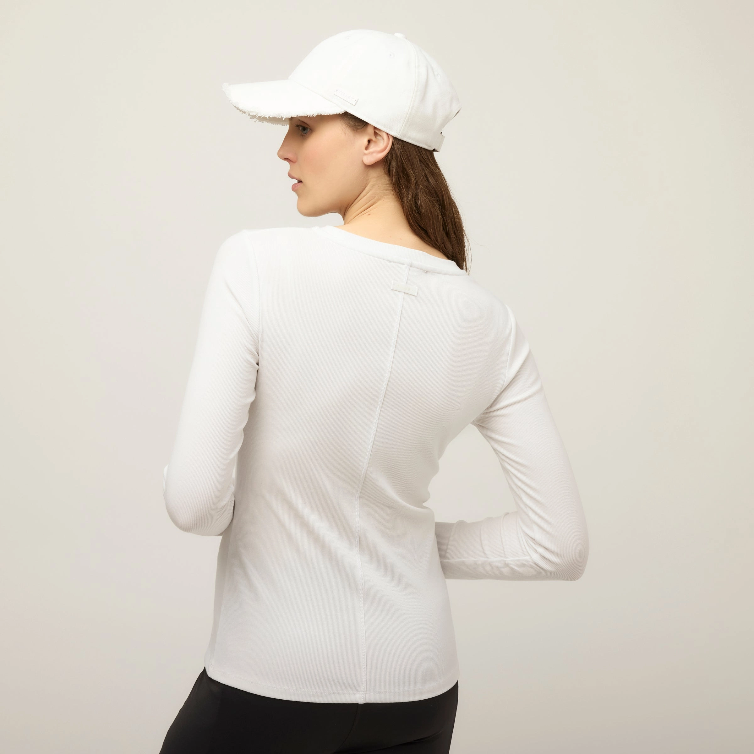 Long Sleeve Tencel Rib Tee