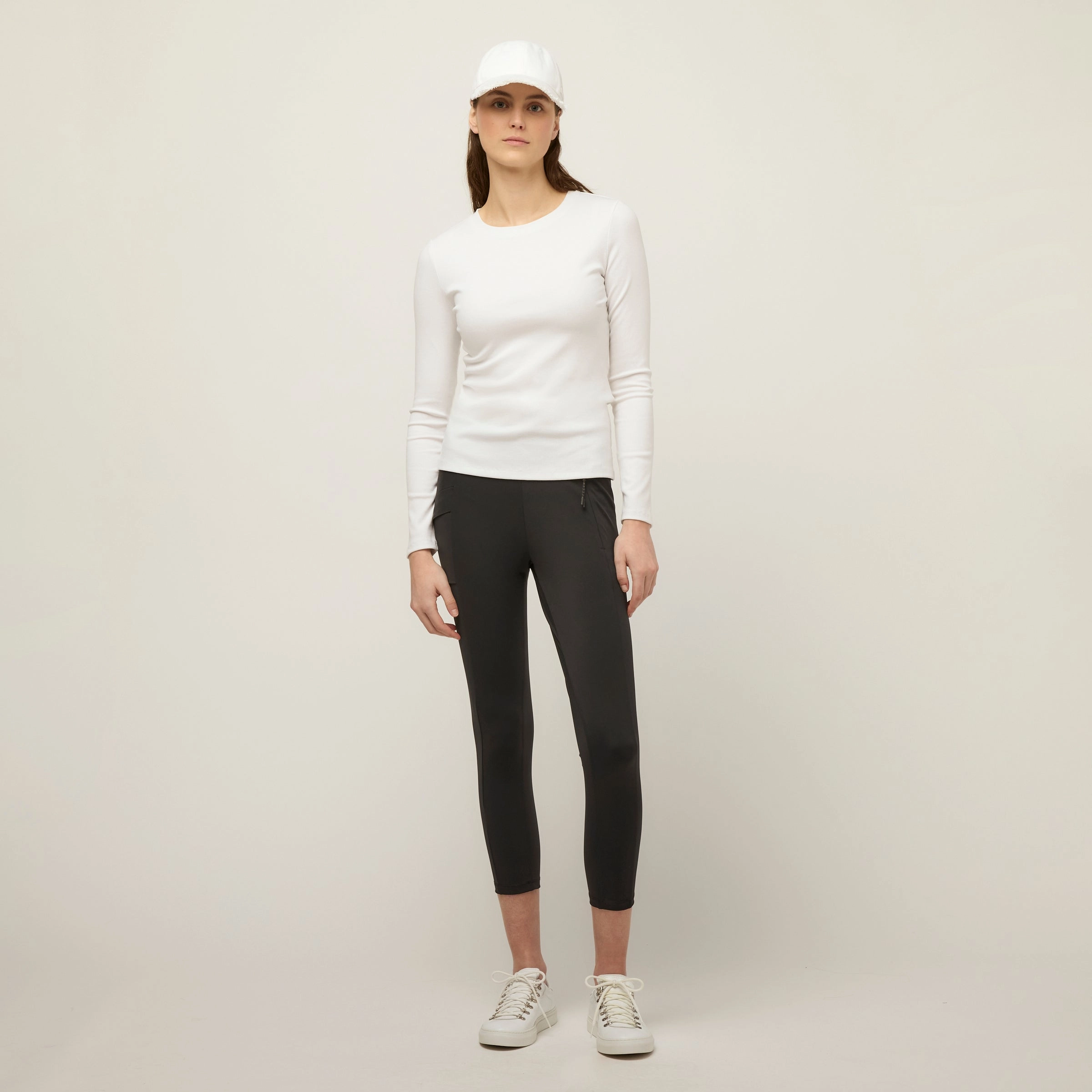 Long Sleeve Tencel Rib Tee