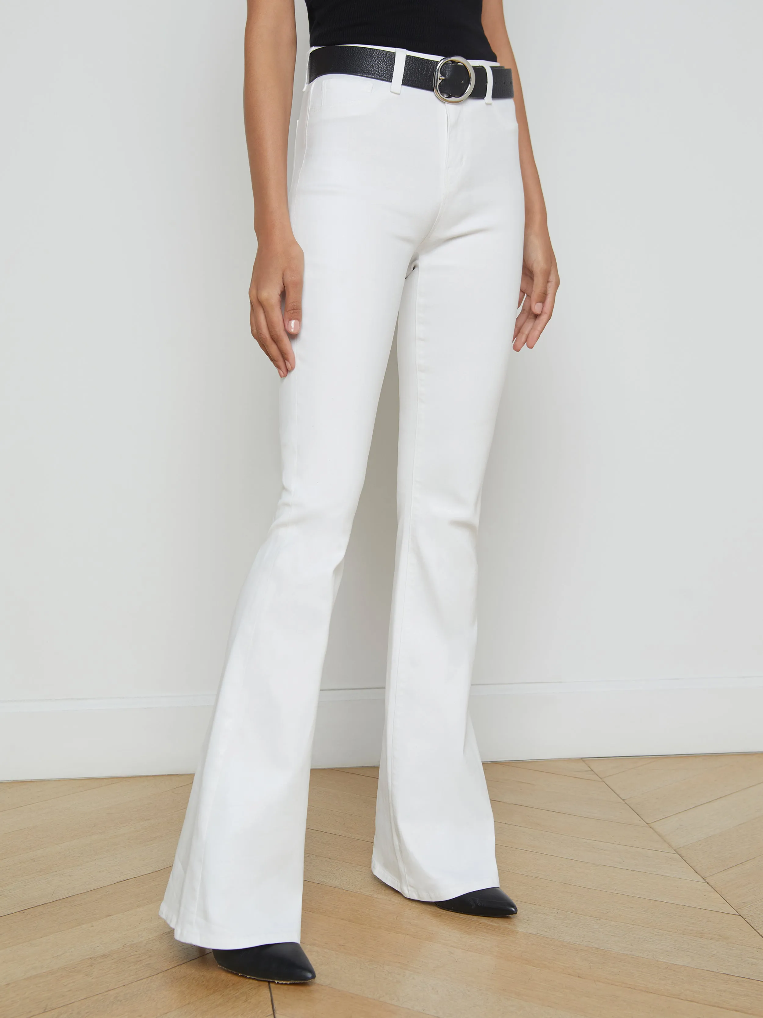 Marty Coated Flare Jean