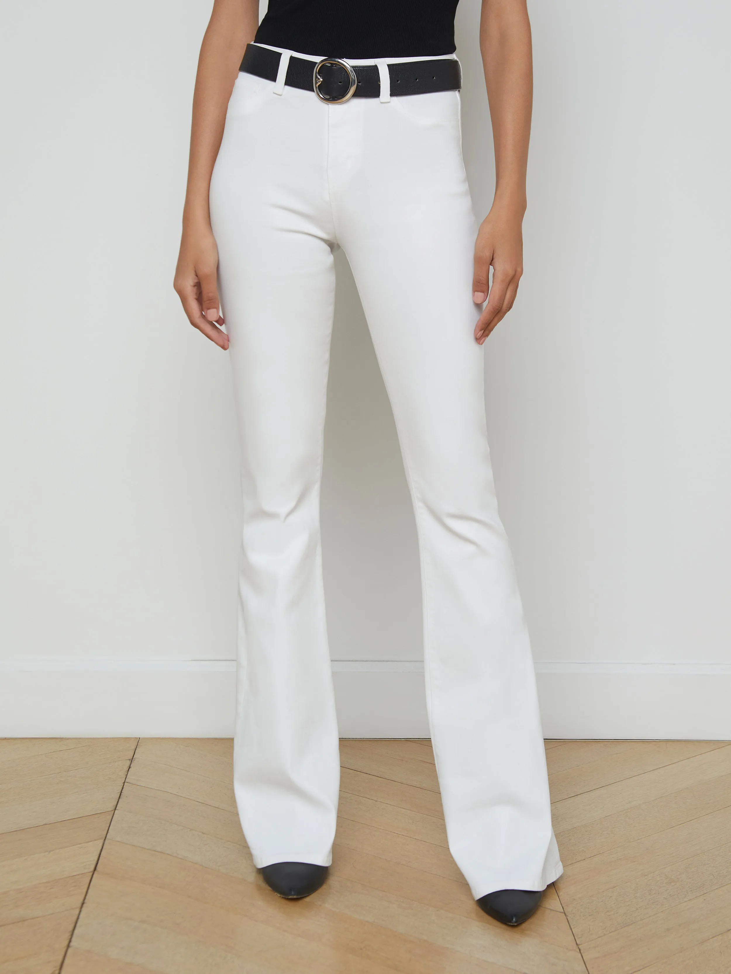 Marty Coated Flare Jean