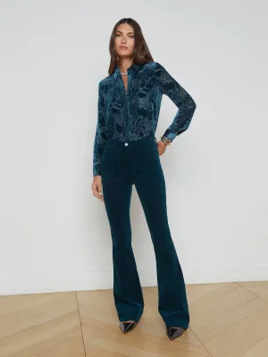 Marty Velvet Flare Jean