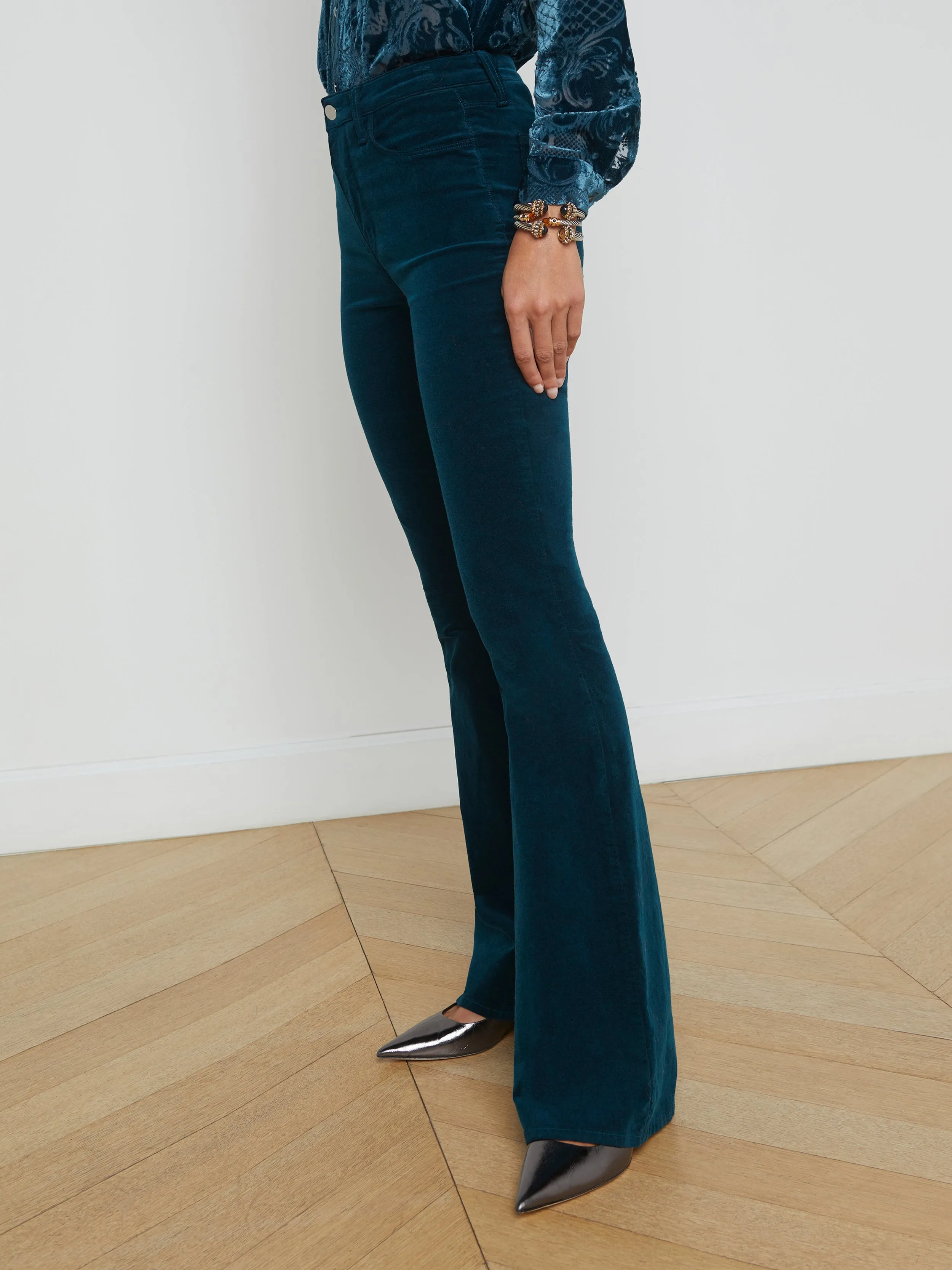 Marty Velvet Flare Jean