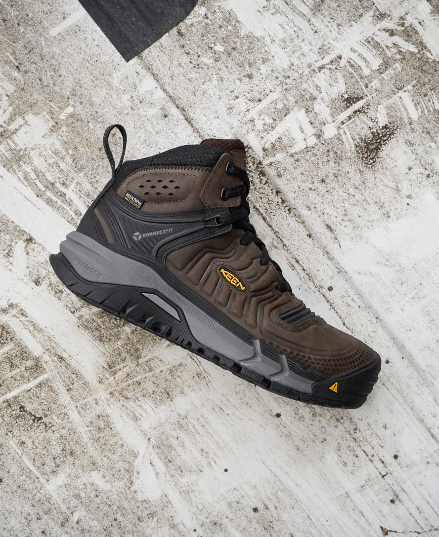 Men's Kansas City  Waterproof Mid (Carbon Toe)  |  Coffee Bean/Black