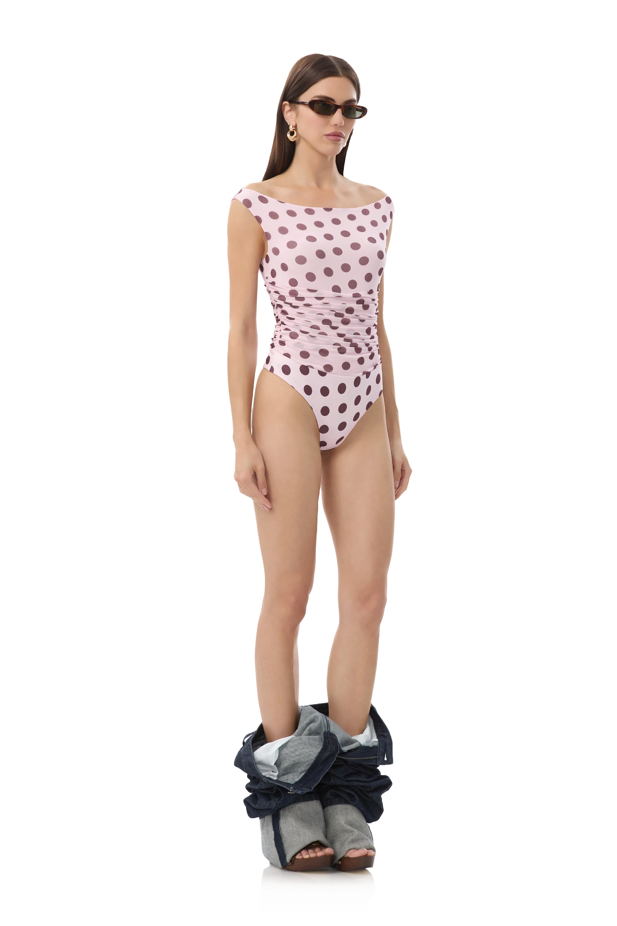 Mona Bodysuit - Rose Dot