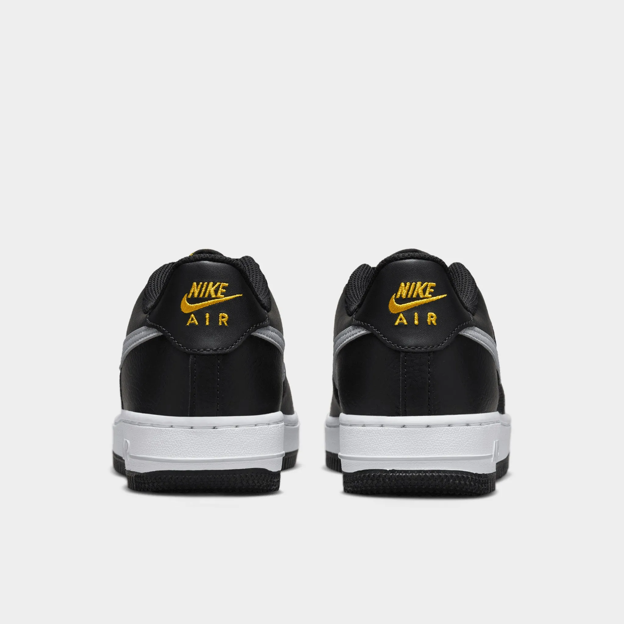 Nike Air Force 1 GS Black / Wolf Grey - University Gold