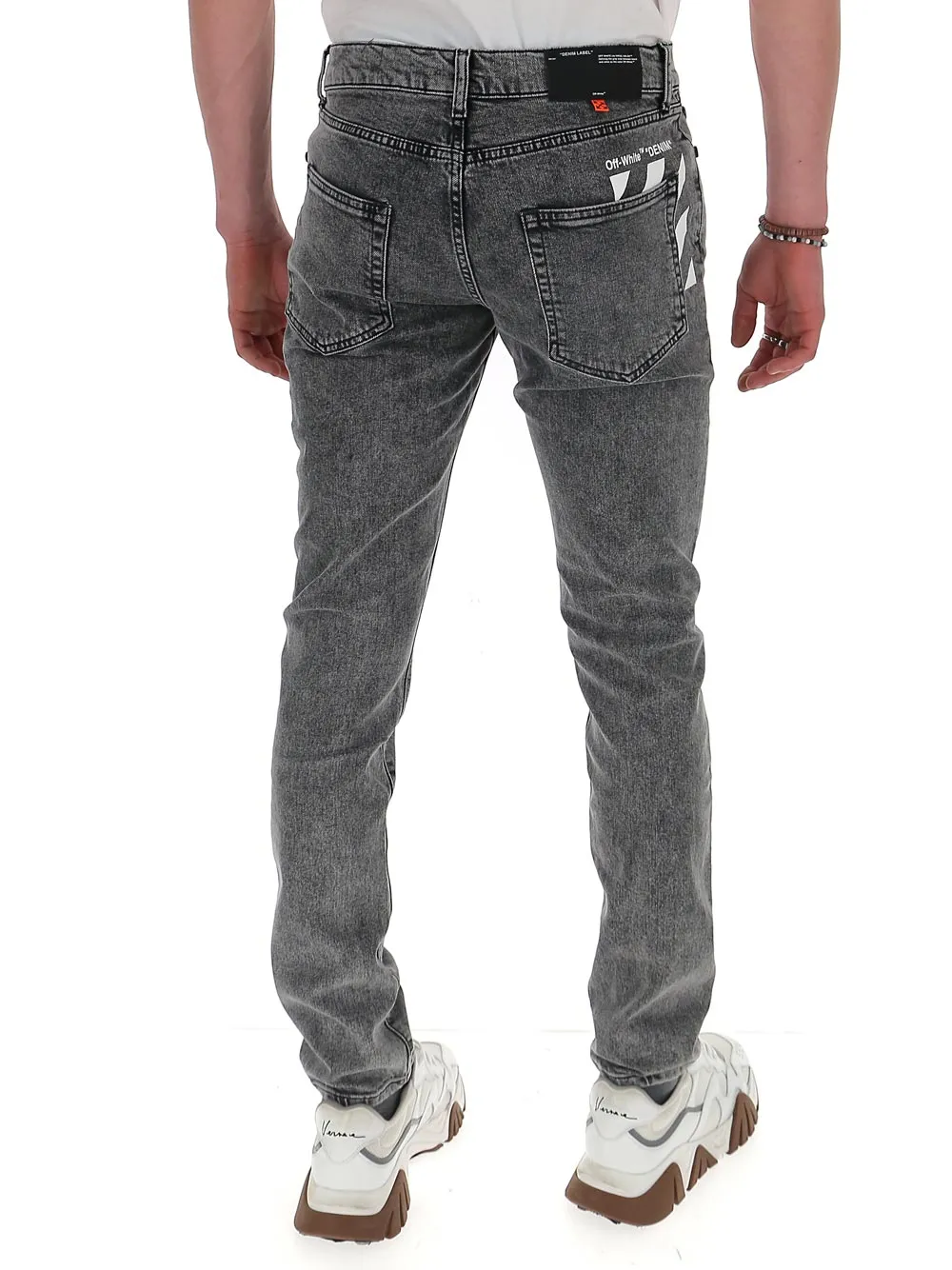 Off-White Logo Skinny Denim Jeans