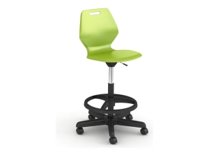 Paragon A&D Ready - Stool - swivel - injection molded polypropylene - orangesicle READYSTLA-XZ