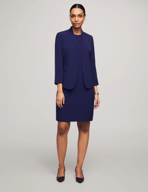 Petite Executive Collection Blazer With Dress