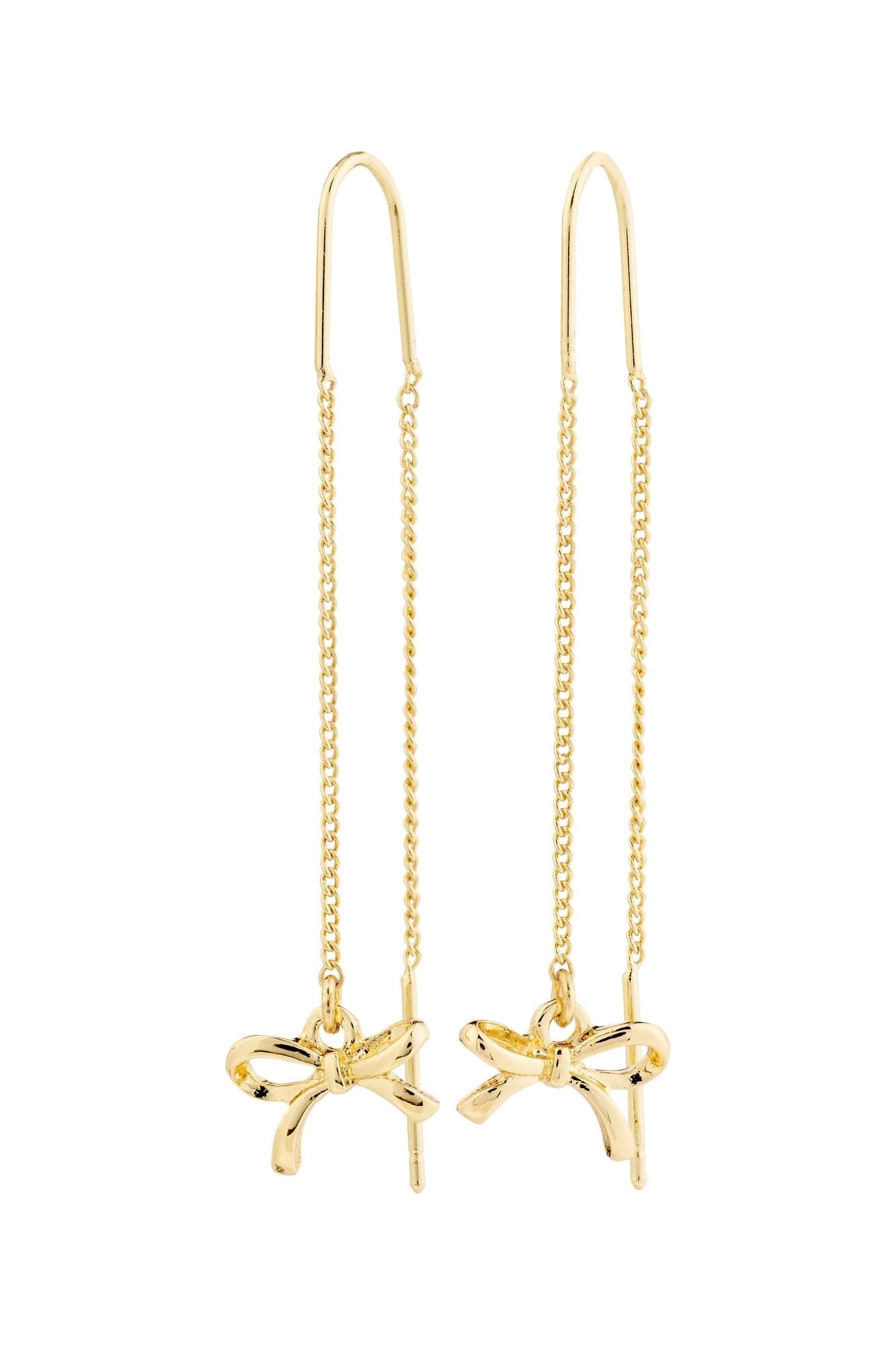 Pilgrim Lysandra Recycled Chain Earrings Gold
