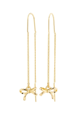 Pilgrim Lysandra Recycled Chain Earrings Gold