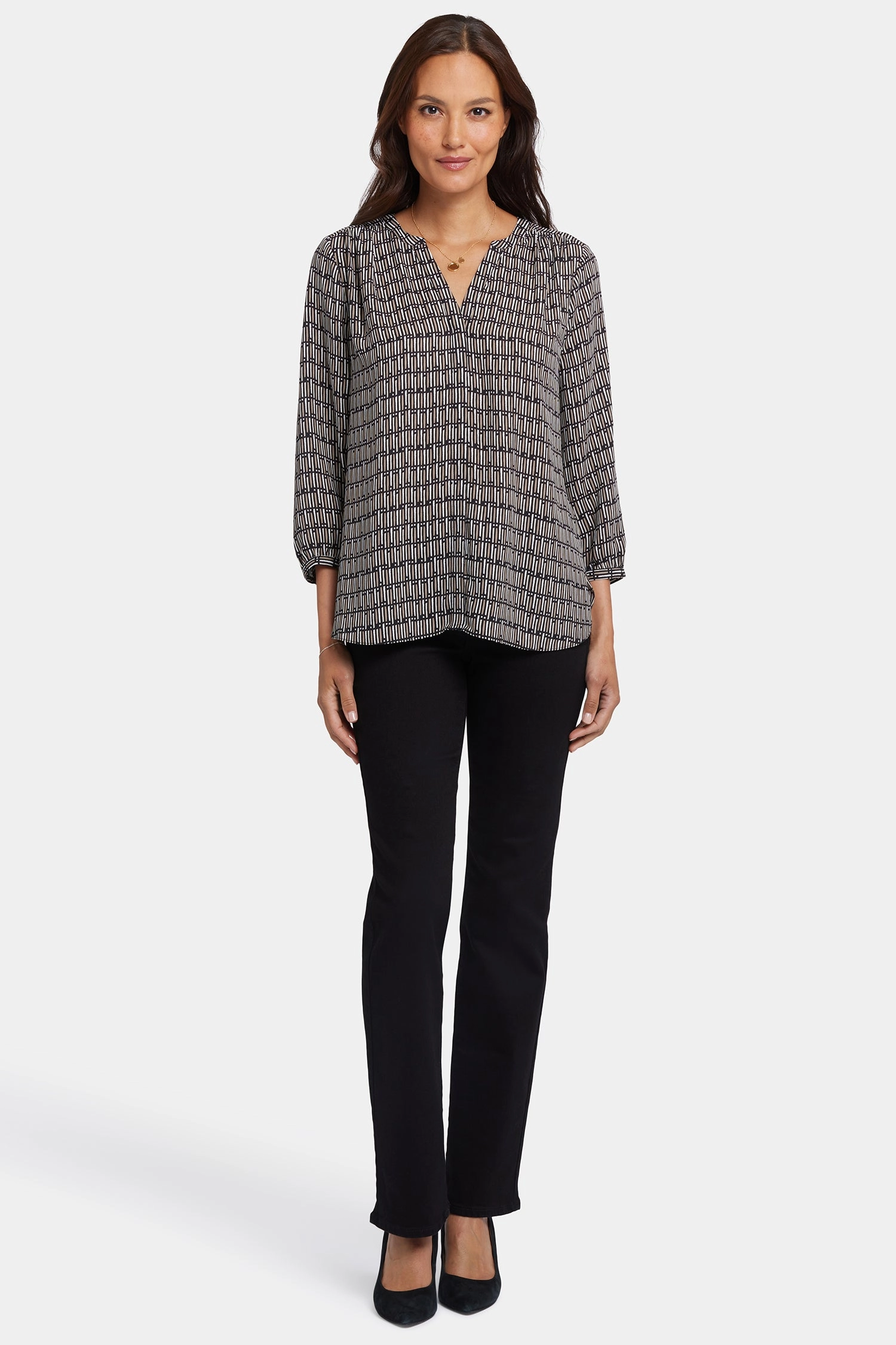 Pintuck Blouse - Arrieta
