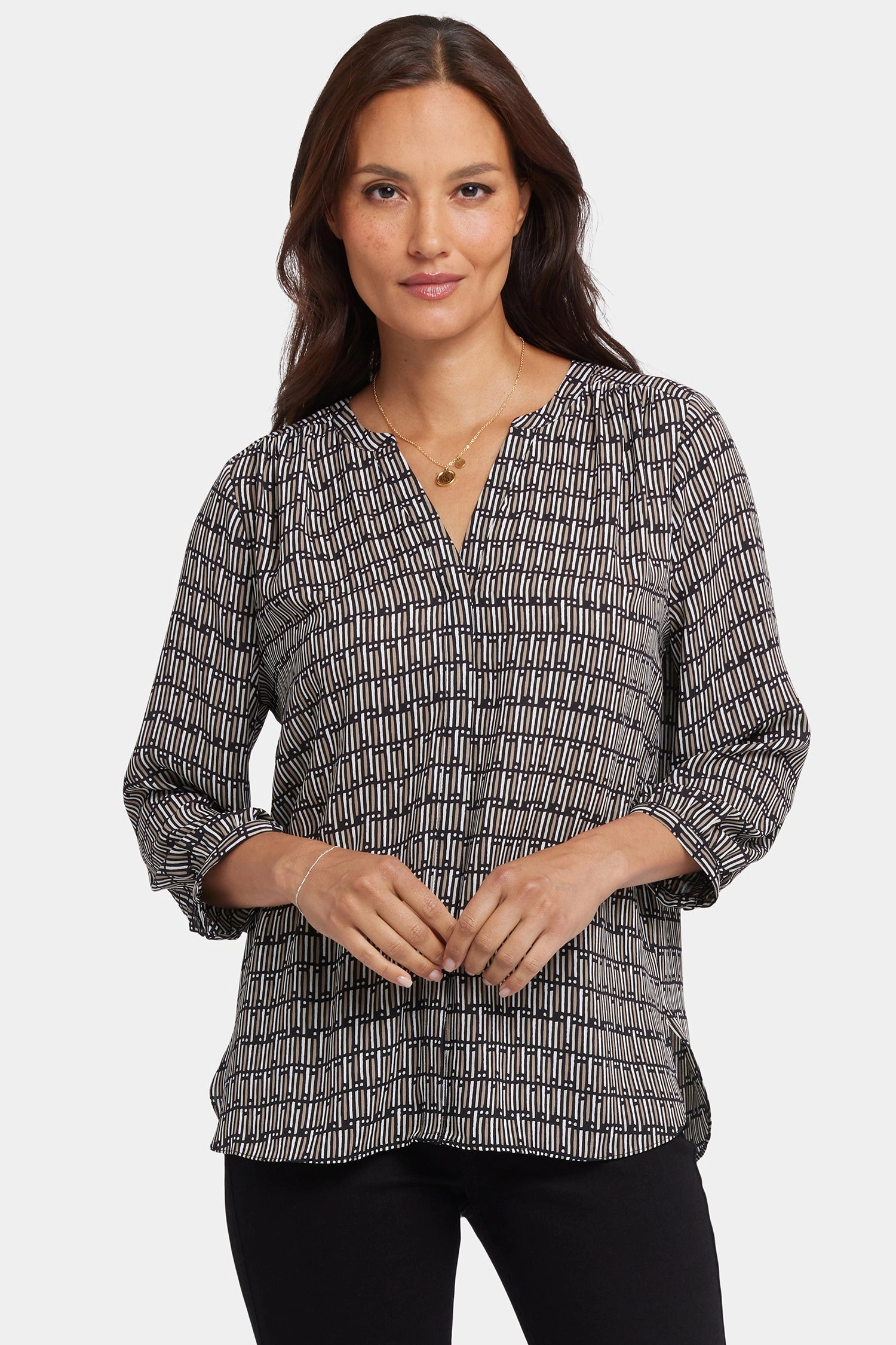Pintuck Blouse - Arrieta