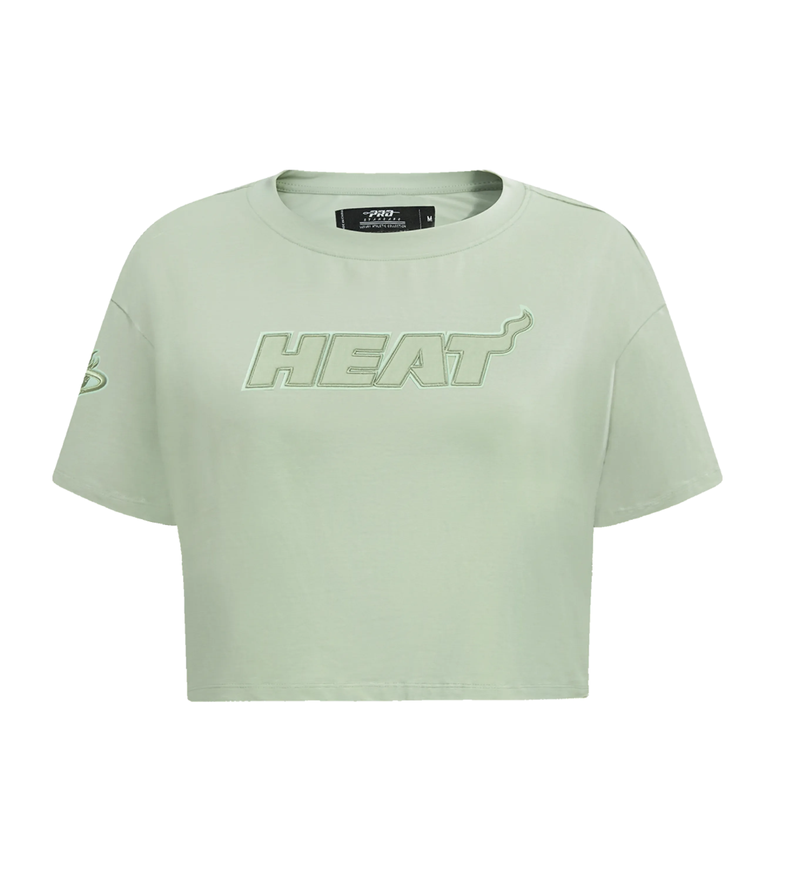 Pro Standard Miami HEAT Moss Boxy Crop Women's Tee