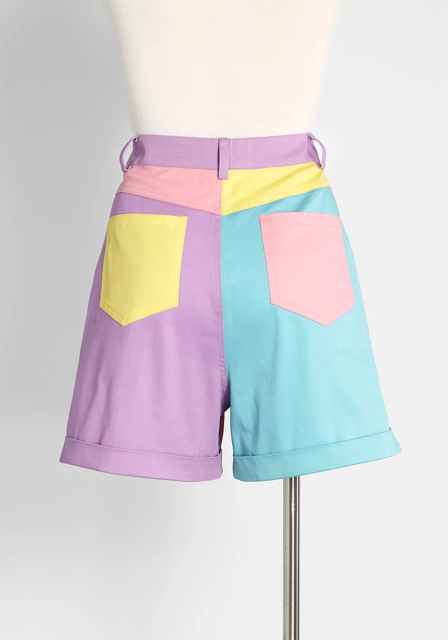 Radical in Pastels High-Rise Shorts