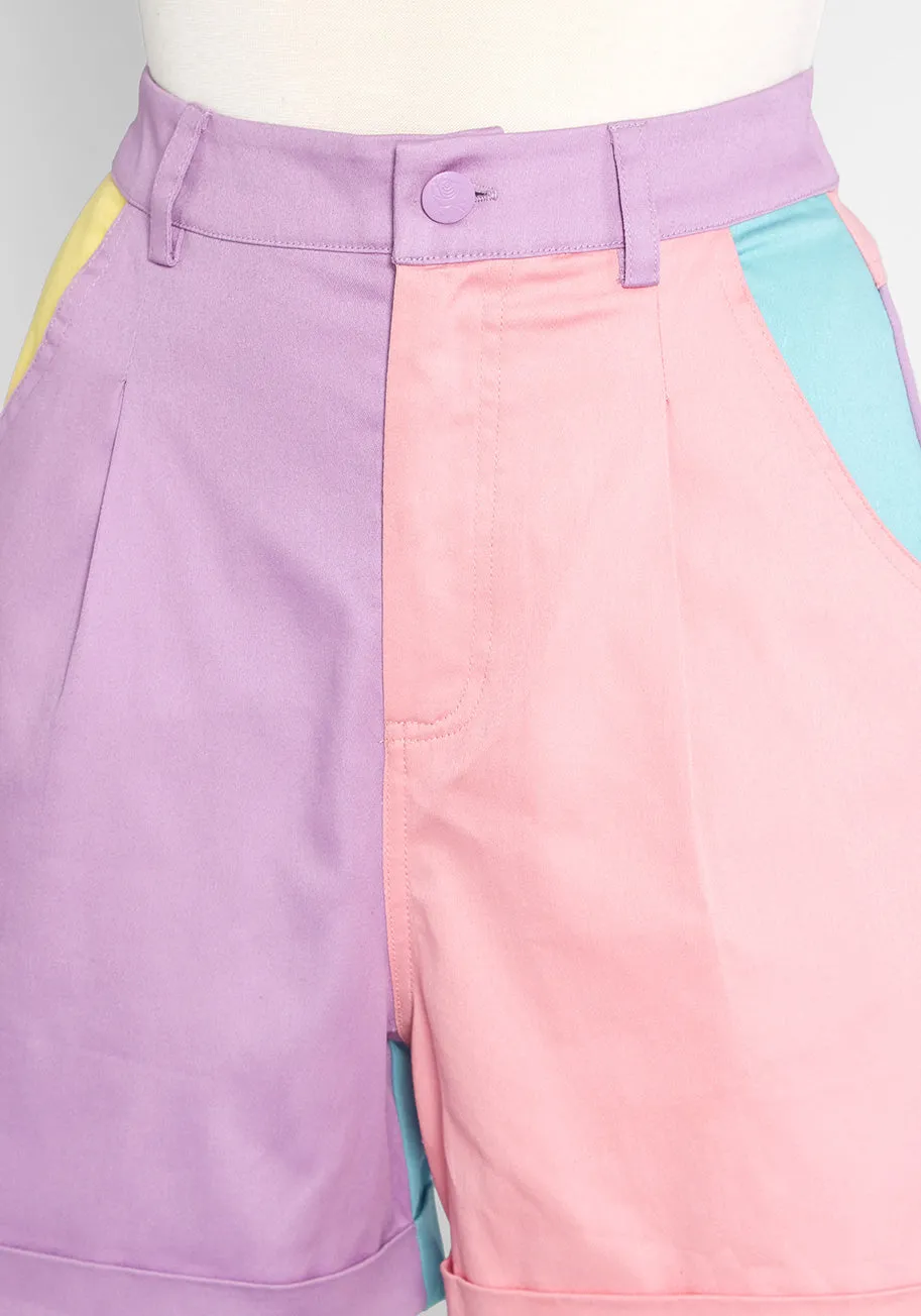 Radical in Pastels High-Rise Shorts