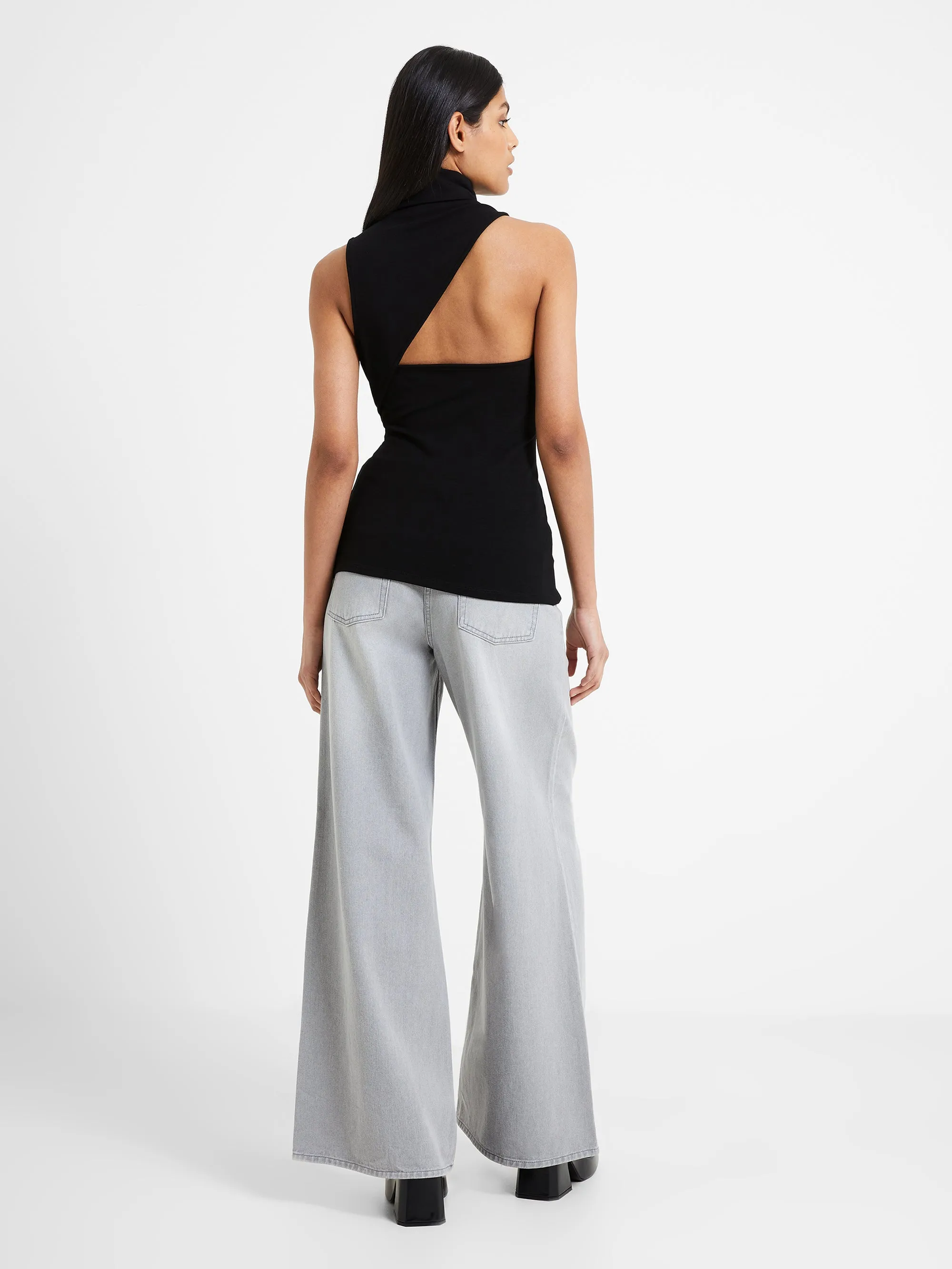 Roy Viscose High Neck Top