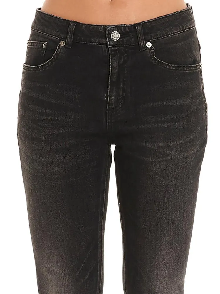 Saint Laurent Skinny Frayed Edge Jeans