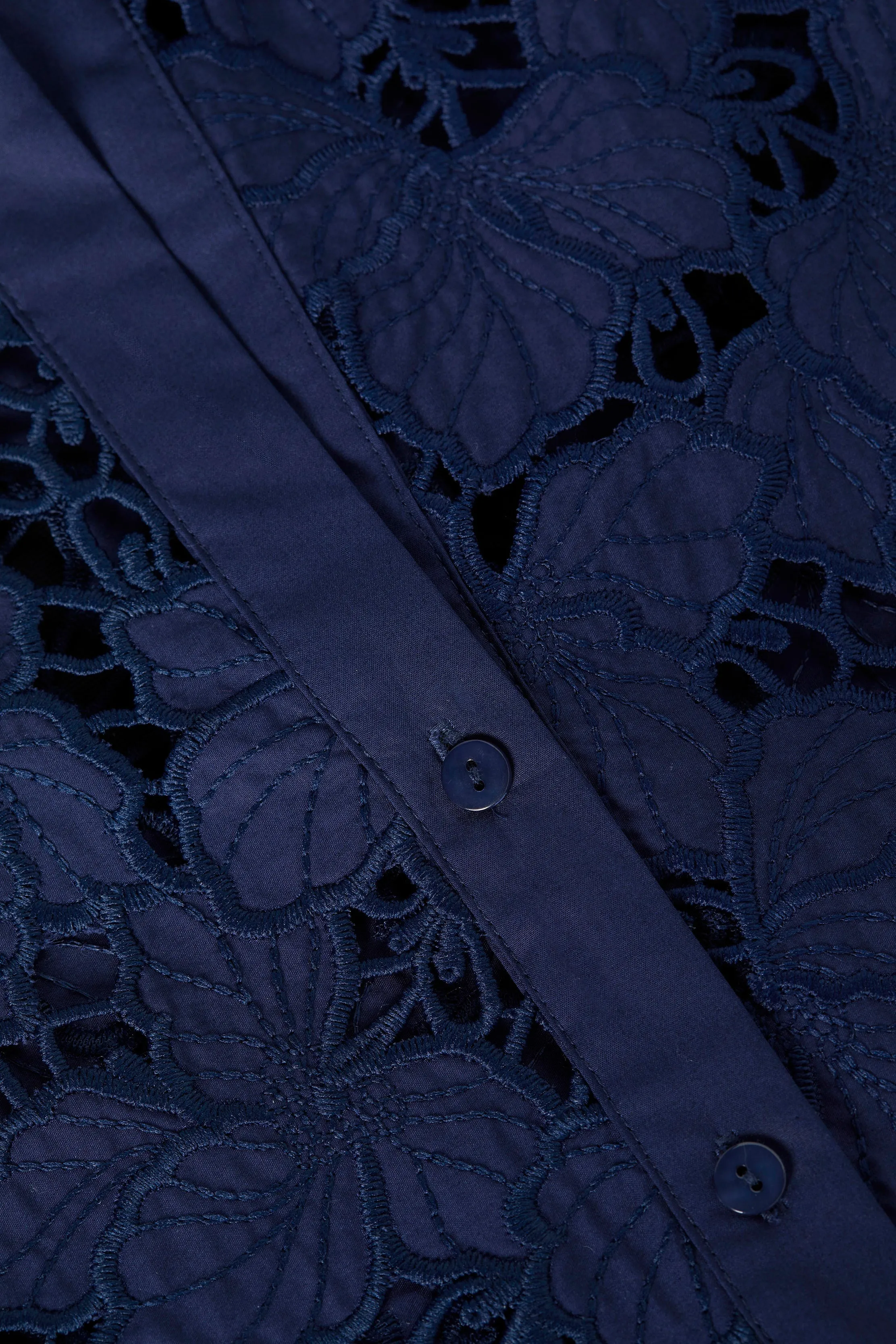 Seychelle Cropped Lace Blouse