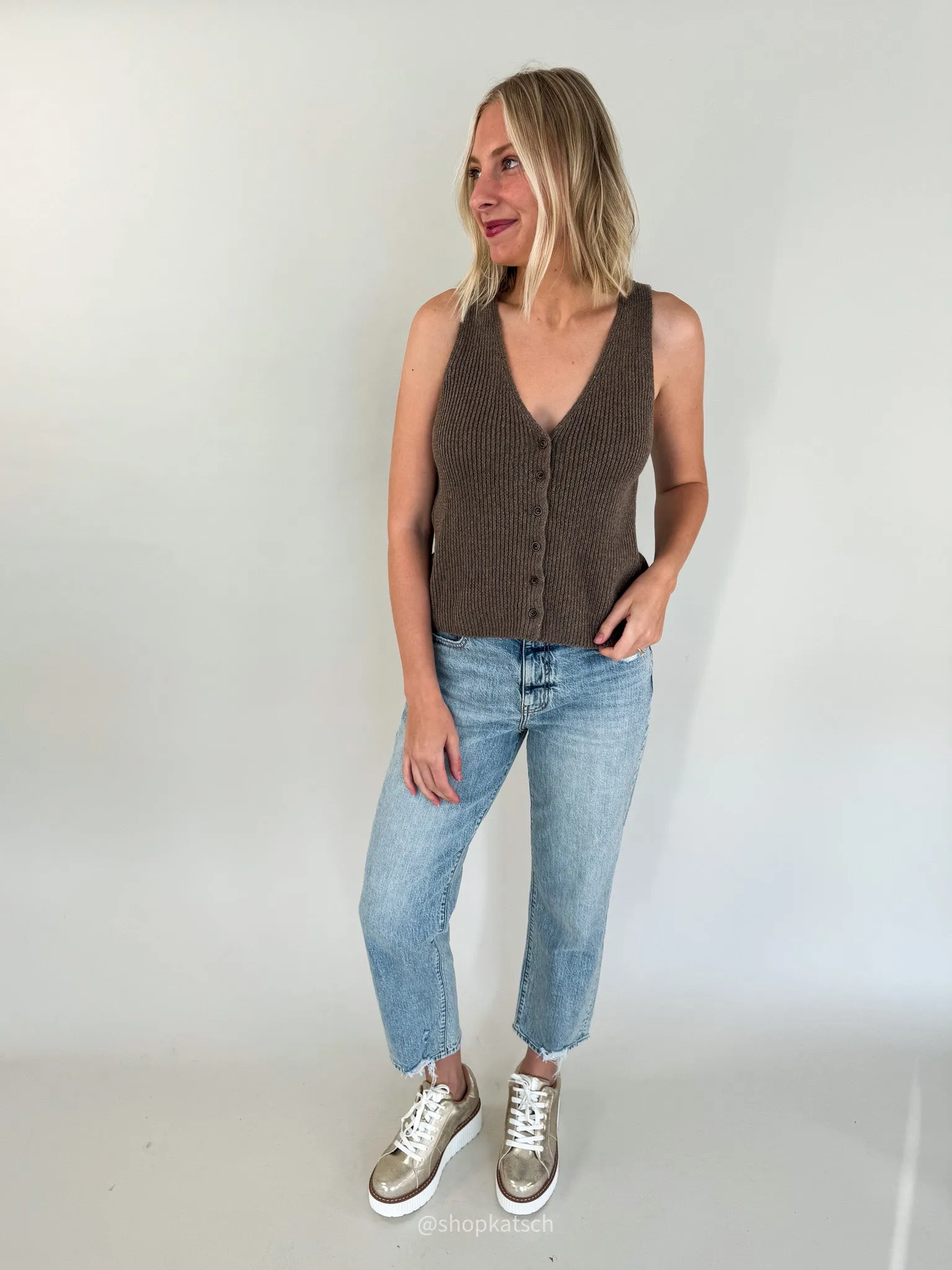 Straight Up High Rise Denim - High Key