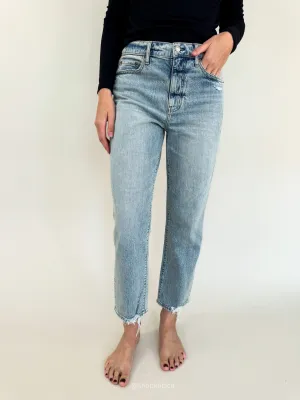 Straight Up High Rise Denim - High Key