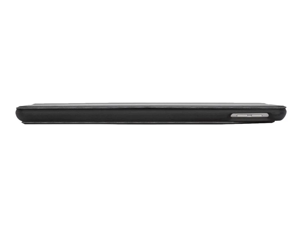 Targus Click-In - Flip cover for tablet - polyurethane, thermoplastic polyurethane (TPU) - black - 10.5 - for Apple 10.2-inch THZ851GL