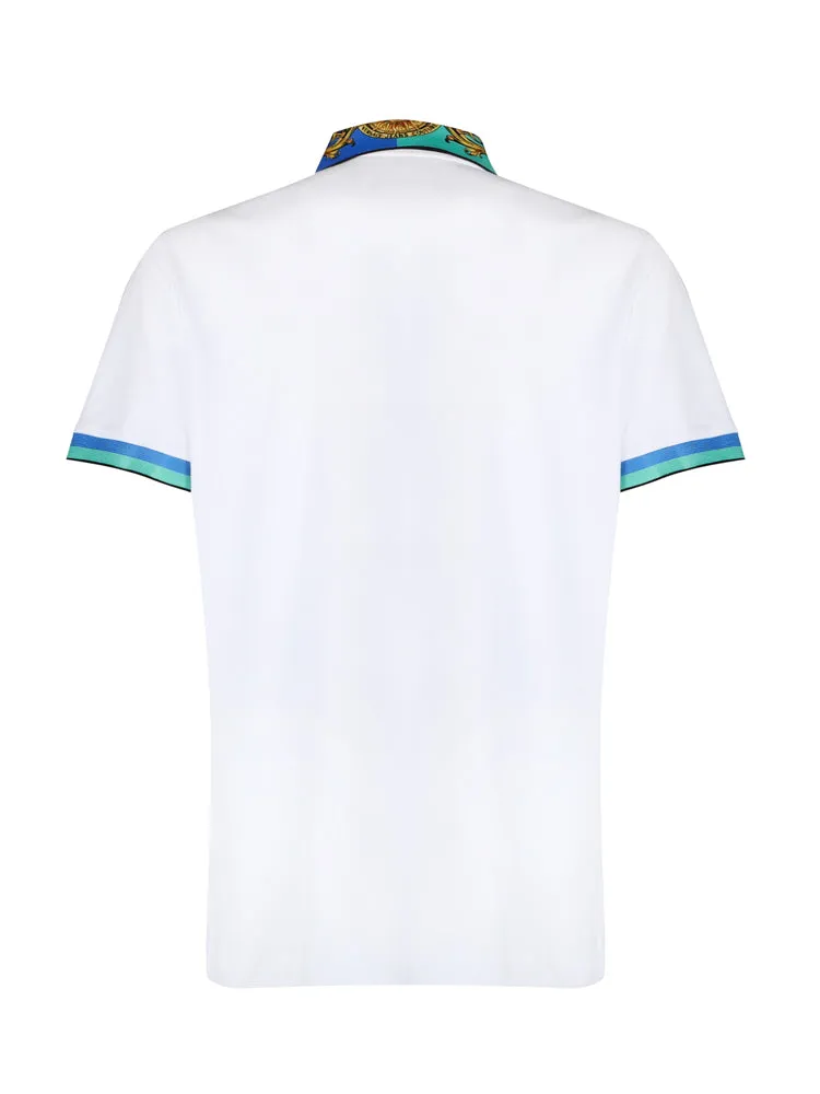 Versace Jeans Couture Logo Embroidered Polo Shirt