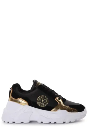 Versace Jeans Couture Logo Patch Low-Top Sneakers